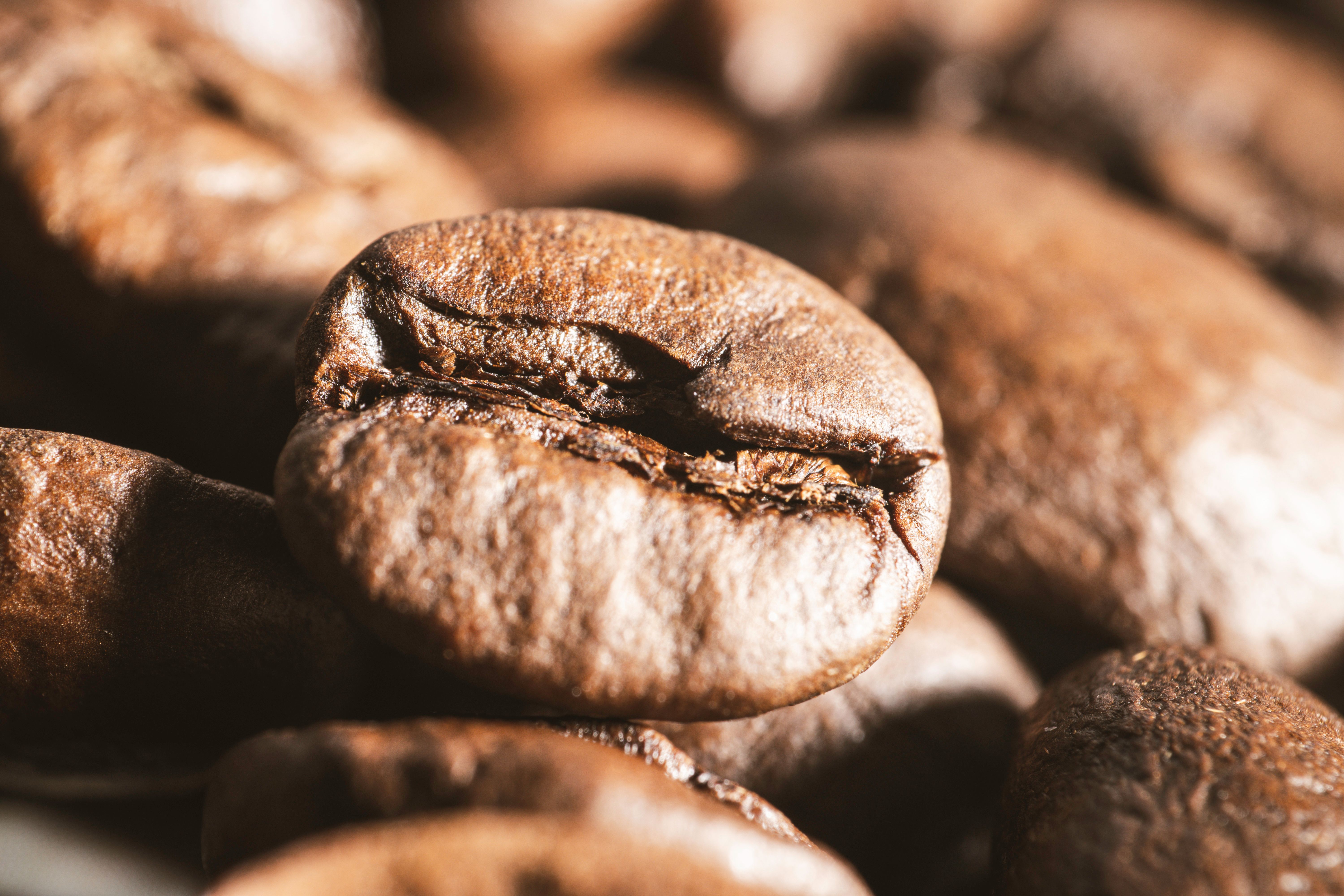 Top view of a pour-over coffee brewing process using a filter dripper set.