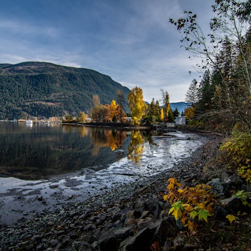 Foto Panorâmica Do Lago Durante O Dia