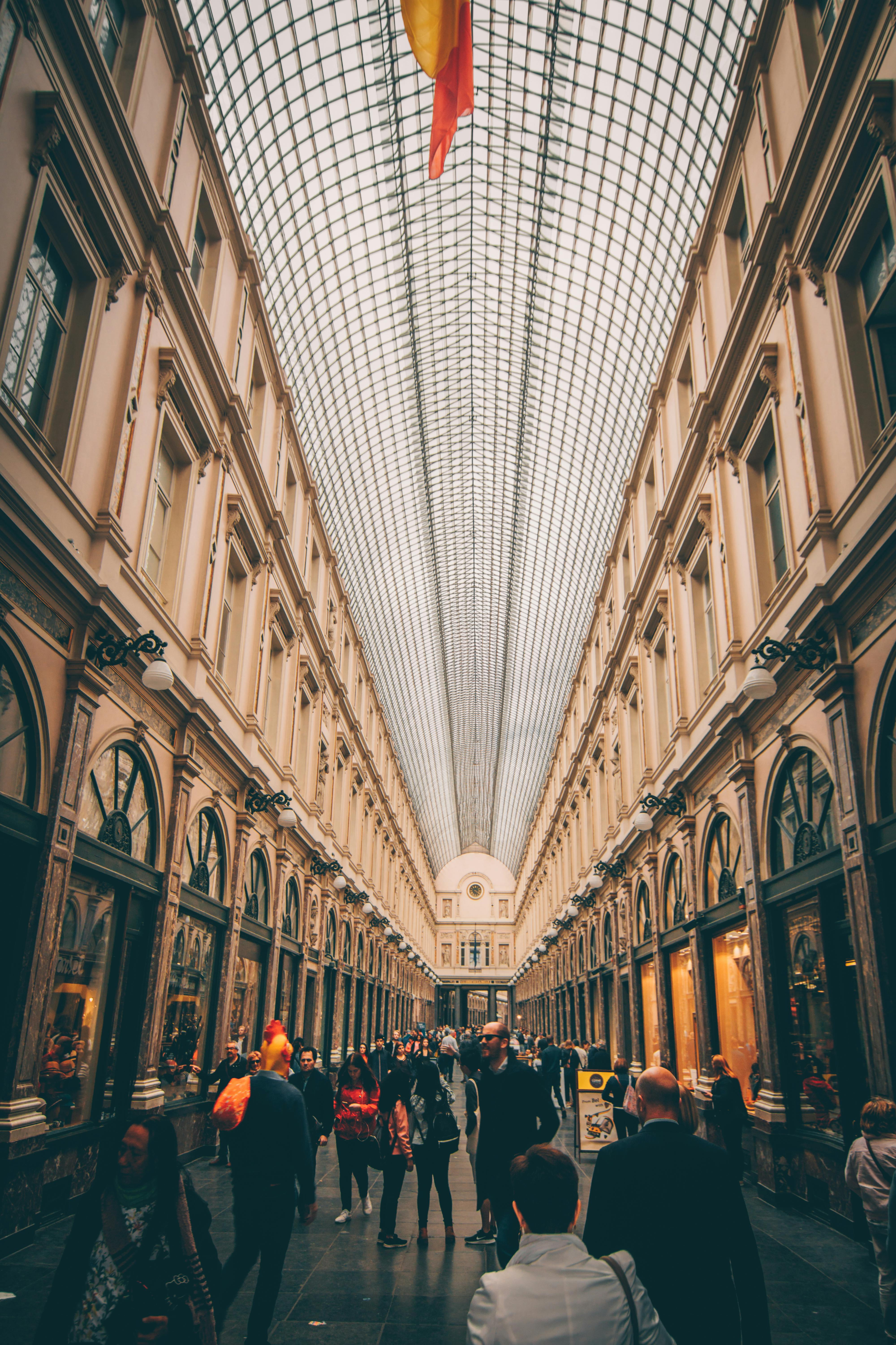 People Walking On Street Free Stock Photo