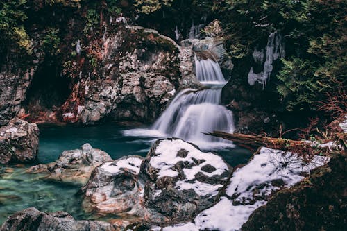Free Photo Of Waterfalls During Daytime Stock Photo