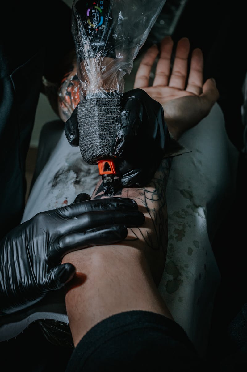 Fine Line Tattoo Detail