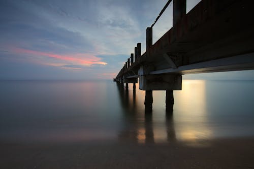 Bezpłatne Malowniczy Widok Na Morze O Zachodzie Słońca Zdjęcie z galerii