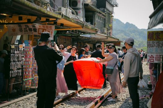 Jiufen old town with a historian — Taipei