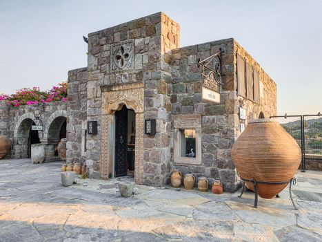 Halicarnassus mausoleum with historian — Bodrum