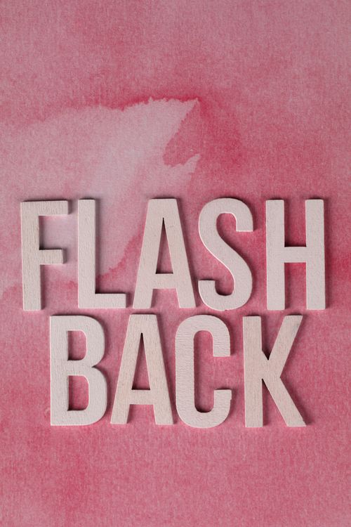 Flashback Rosa Texto Flashback Em Fundo Aquarela Rosa · Foto profissional gratuita