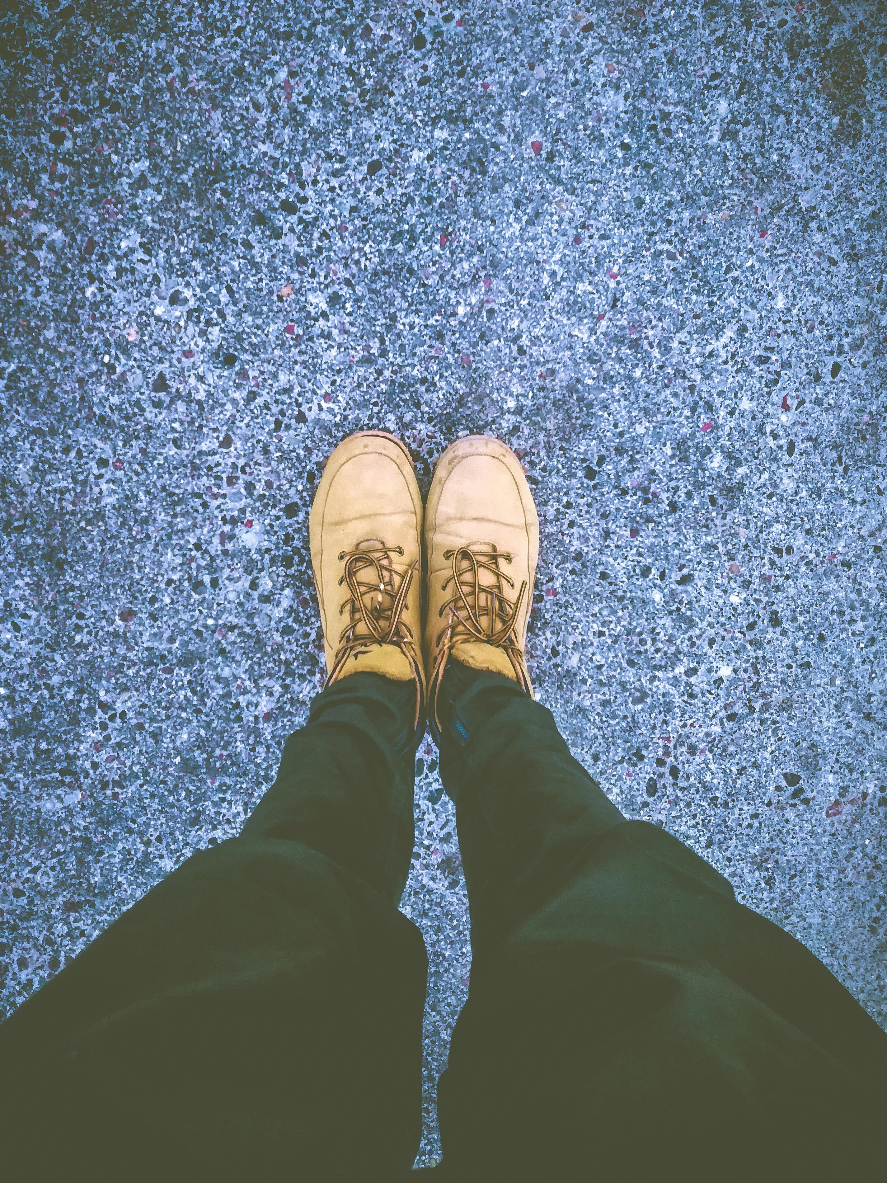 Low Section of Man Standing on Ground · Free Stock Photo