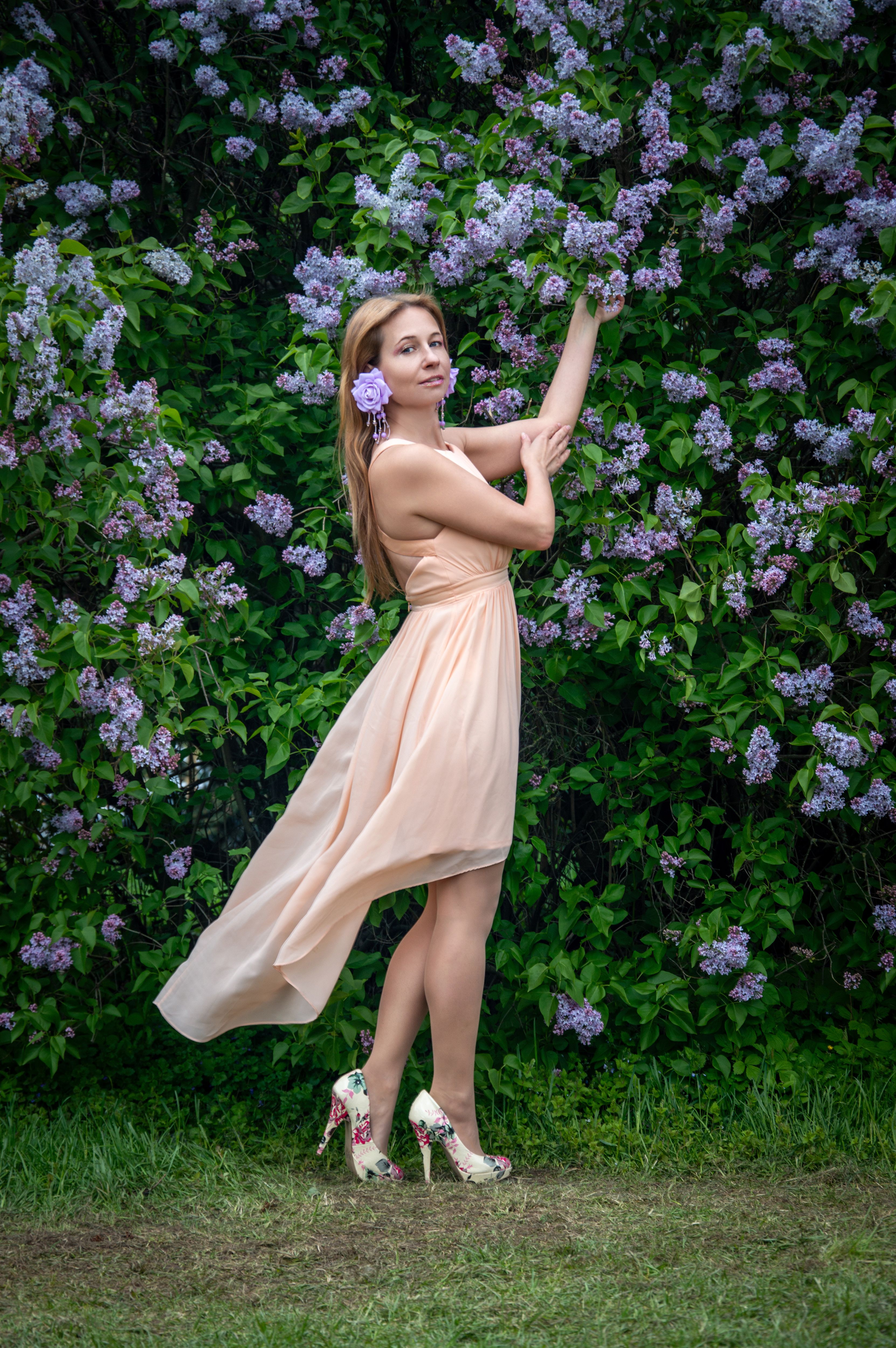 green emerald velvet dress Paul Parkman Ghillie Lacing Blue & Purple Dress Shoes - GU568BLP EU 43 main image 0