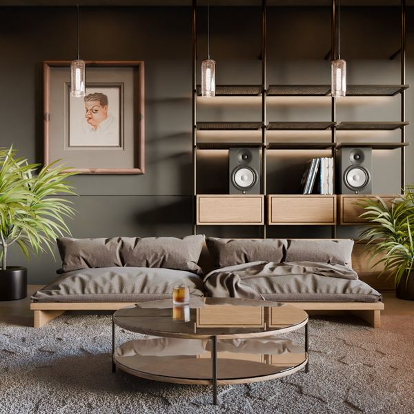 Warm timber living room with low seating and shelving — photo by Pușcaș Adryan on Pexels