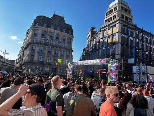 Free gay pride brussels 2025 Stock Photo
