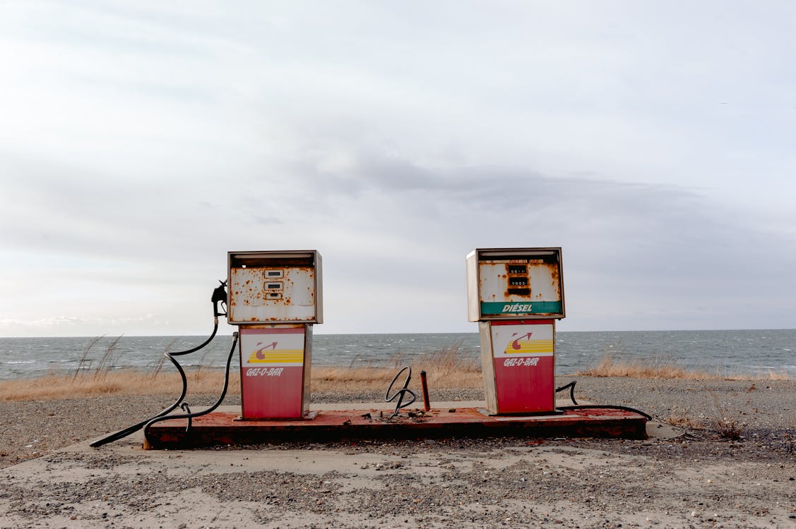 Free Gasoline Station Stock Photo