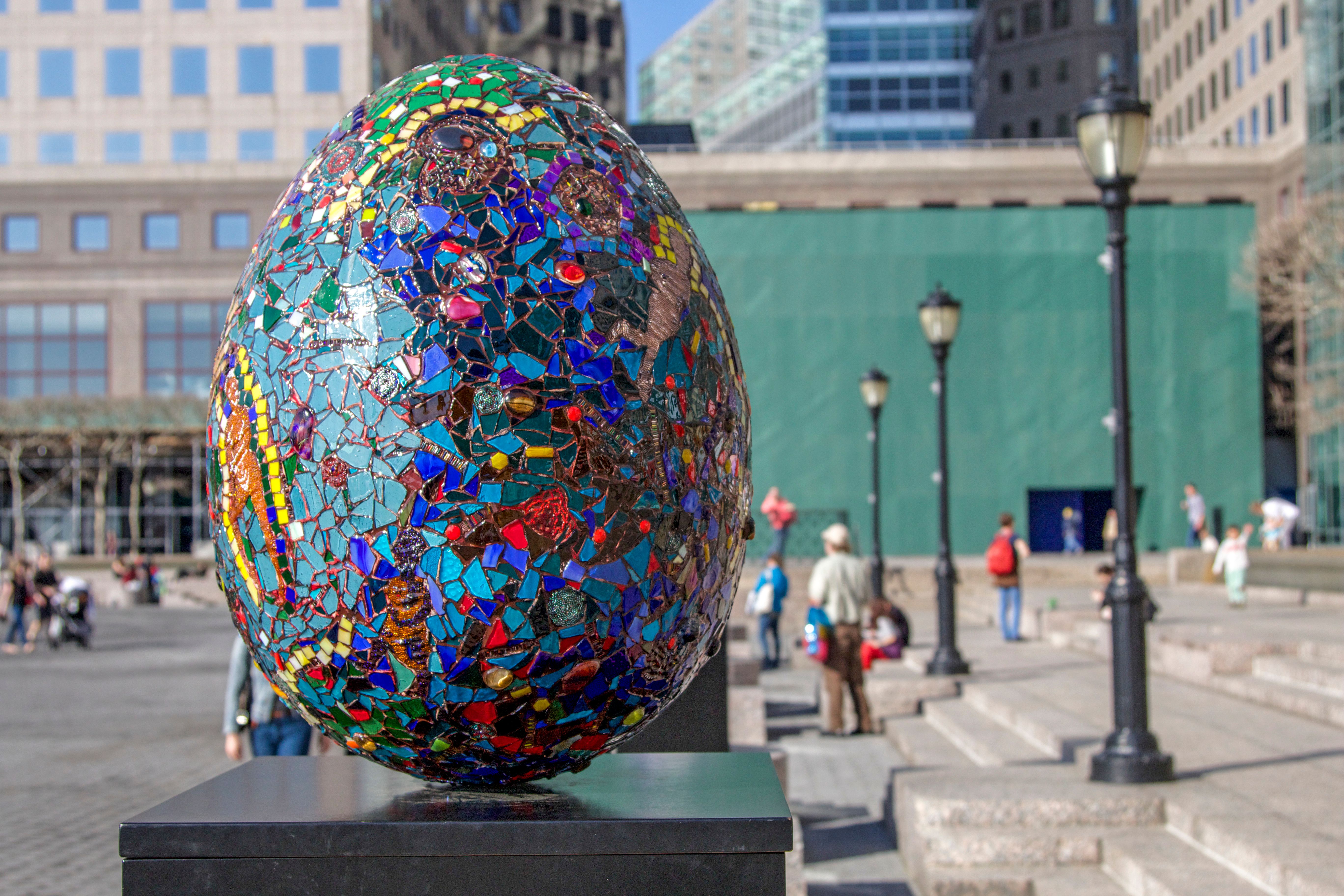 The Egg concrete performance venue at Empire State Plaza