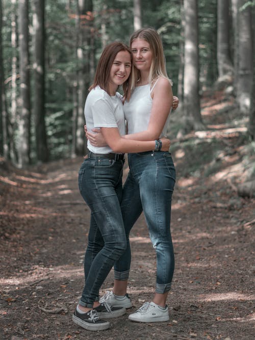 Free Photo Of Women Hugging Each Other Stock Photo