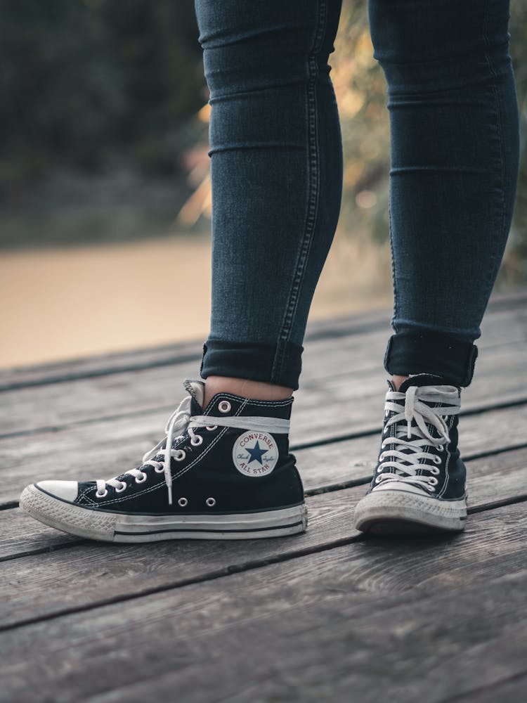 Photo Of Person Wearing Converse All Star