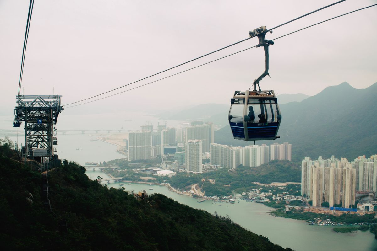 Ride the Cable Car Over the Sea to Dolsan