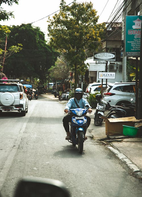 Foto d'estoc gratuïta de Bali, bici, carretera