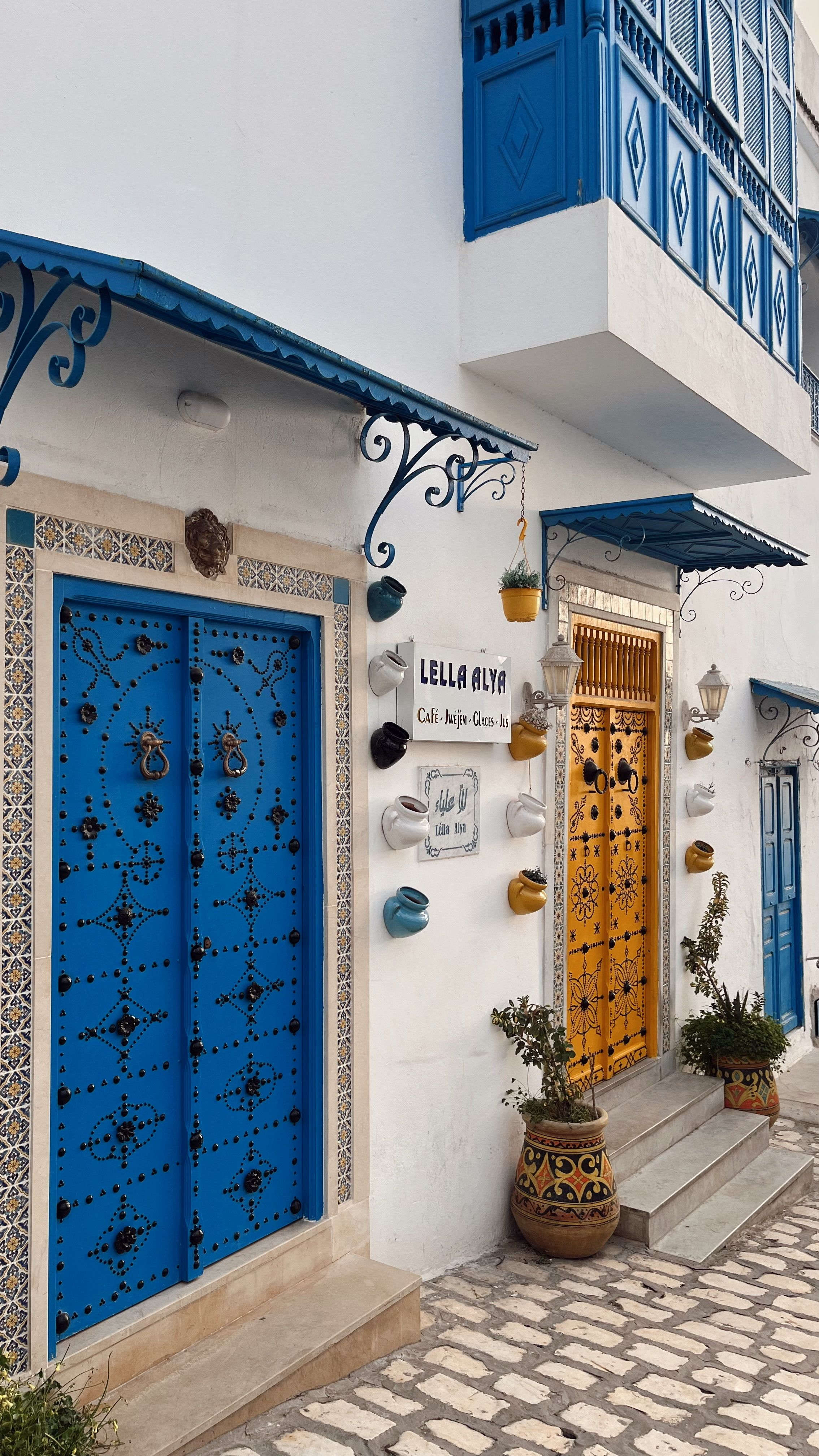 Architecture Traditionnelle Tunisienne à Sidi Bou Saïd · Photo gratuite