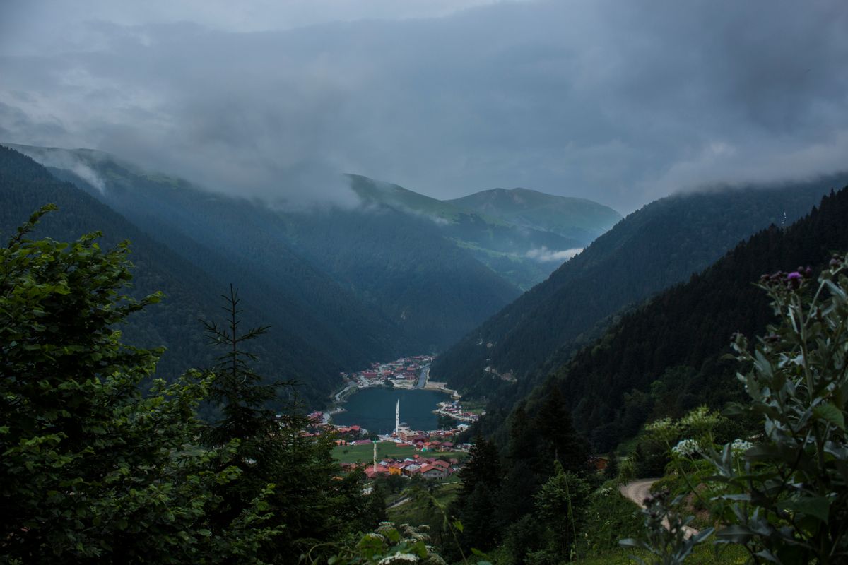 Trabzon Uzungöl manzarası