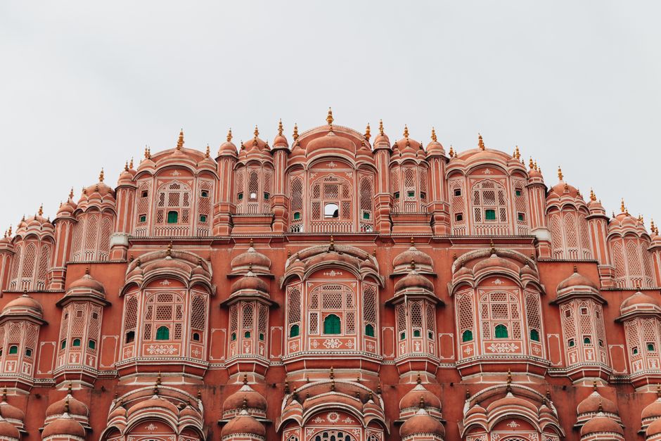 Exterior view of the Maharajas' Express luxury train
