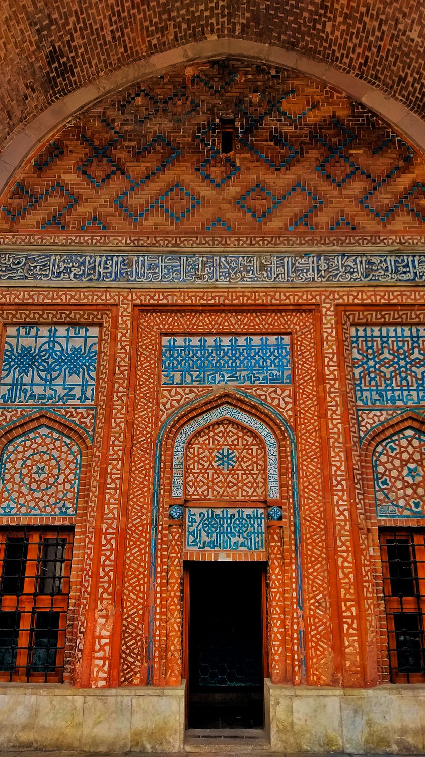 Islamic Tile Building Colorful Islamic Architecture with Intricate Tiles · Free Stock Photo