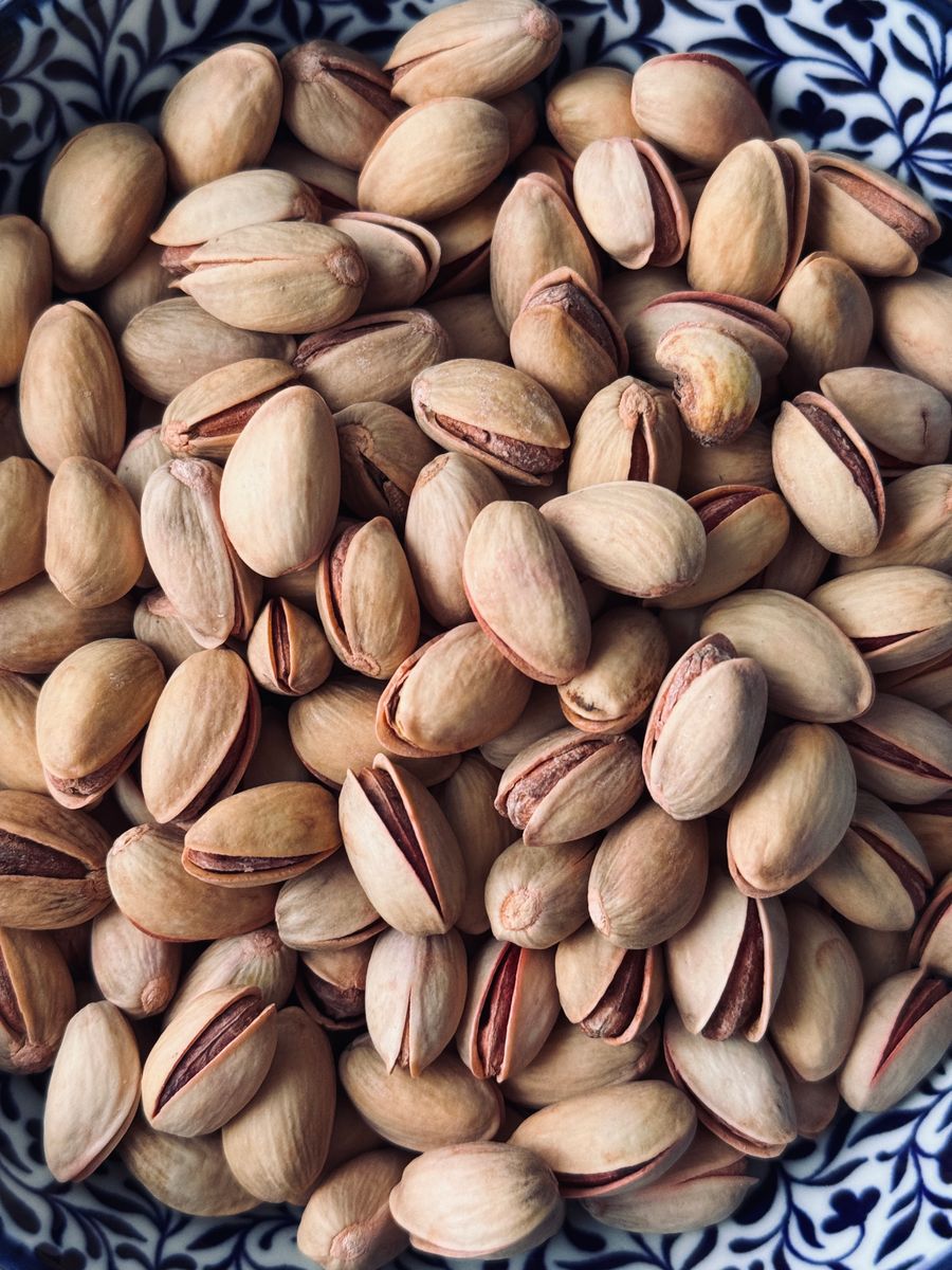 Pistachios in a bowl