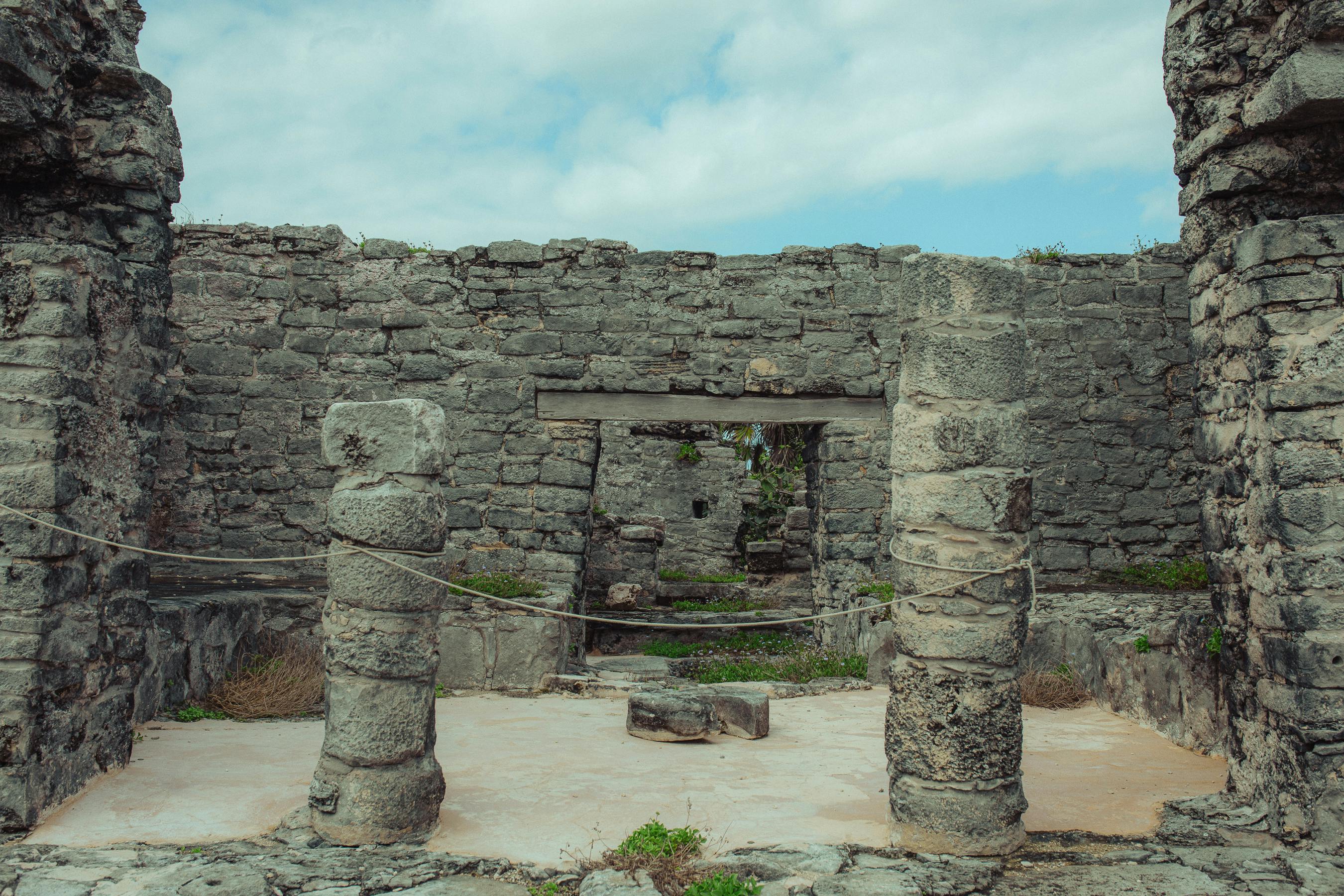 Explore the timeless beauty of ancient stone ruins, a glimpse into Mexico's rich historical architecture.