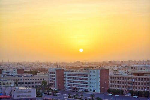 Kostenloses Stock Foto zu gelb, landschaftsfotografie, madinah