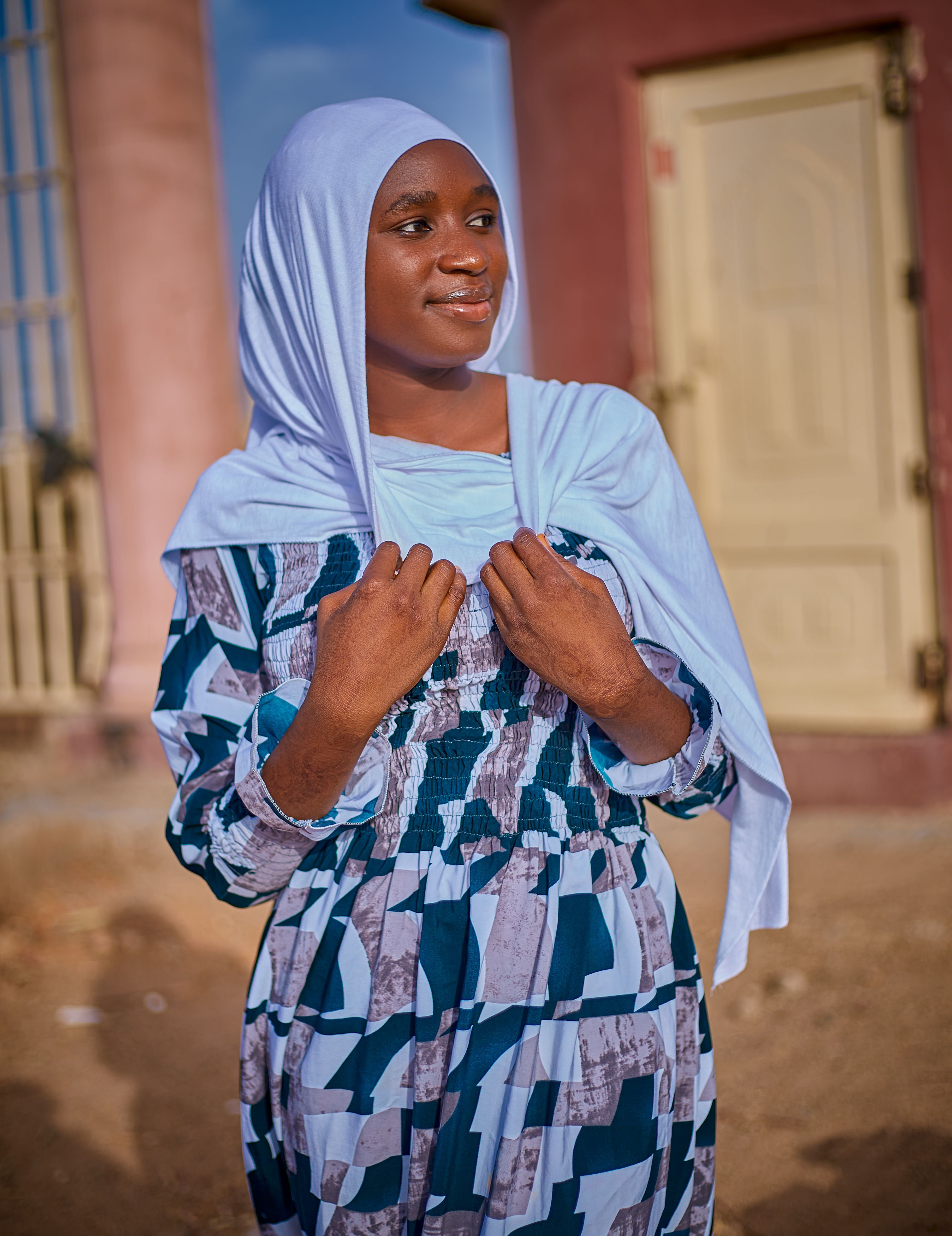 Confident Young Woman in Stylish Hijab Outdoors · Free Stock Photo