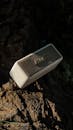 Portable Bluetooth Speaker on Tree Bark
