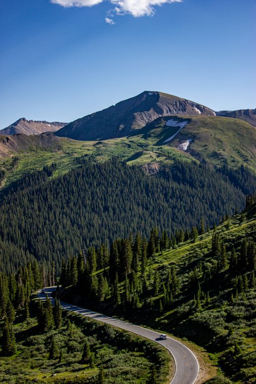 Road Co Scenic Colorado Mountain Road in Summer · Free Stock Photo