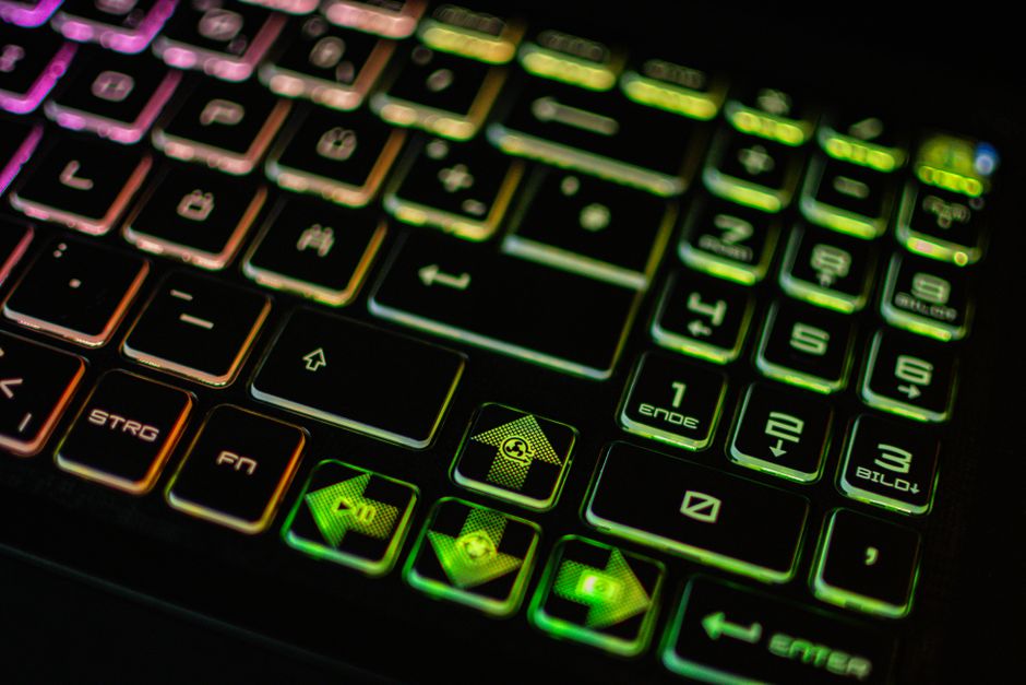 gaming laptop rgb keyboard