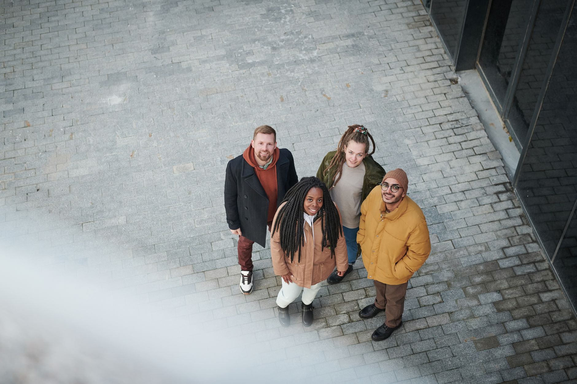 People smiling together