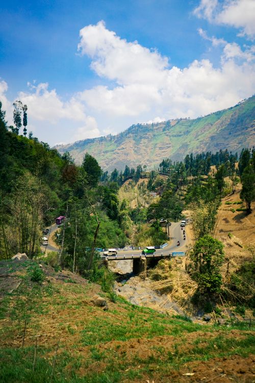 Scenic Aerial View of Lush East Java Landscape · Free Stock Photo