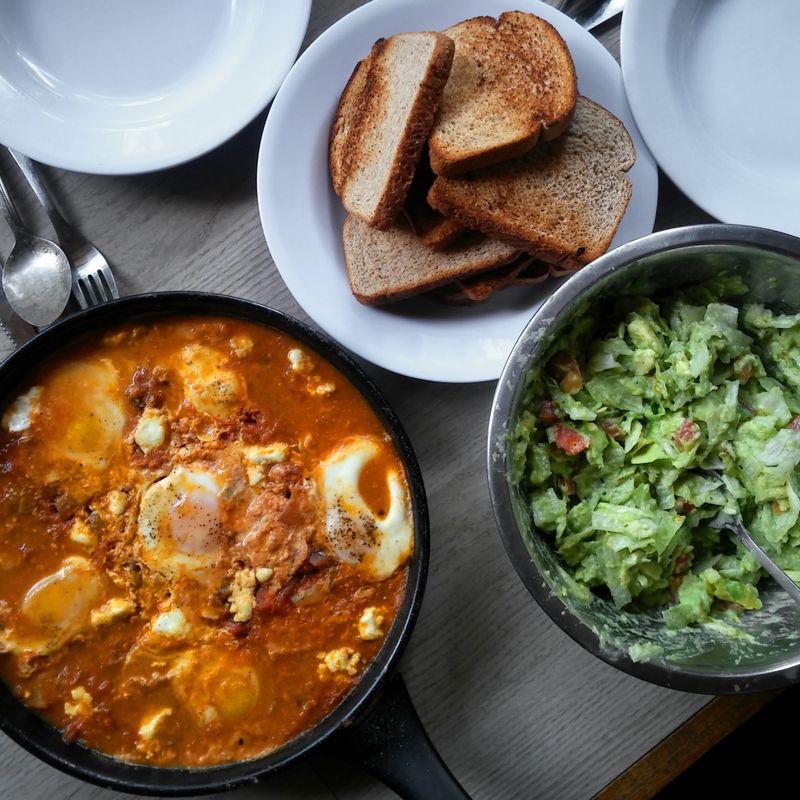 Eid Brunch Shakshuka with Pomegranate and Pistachios
