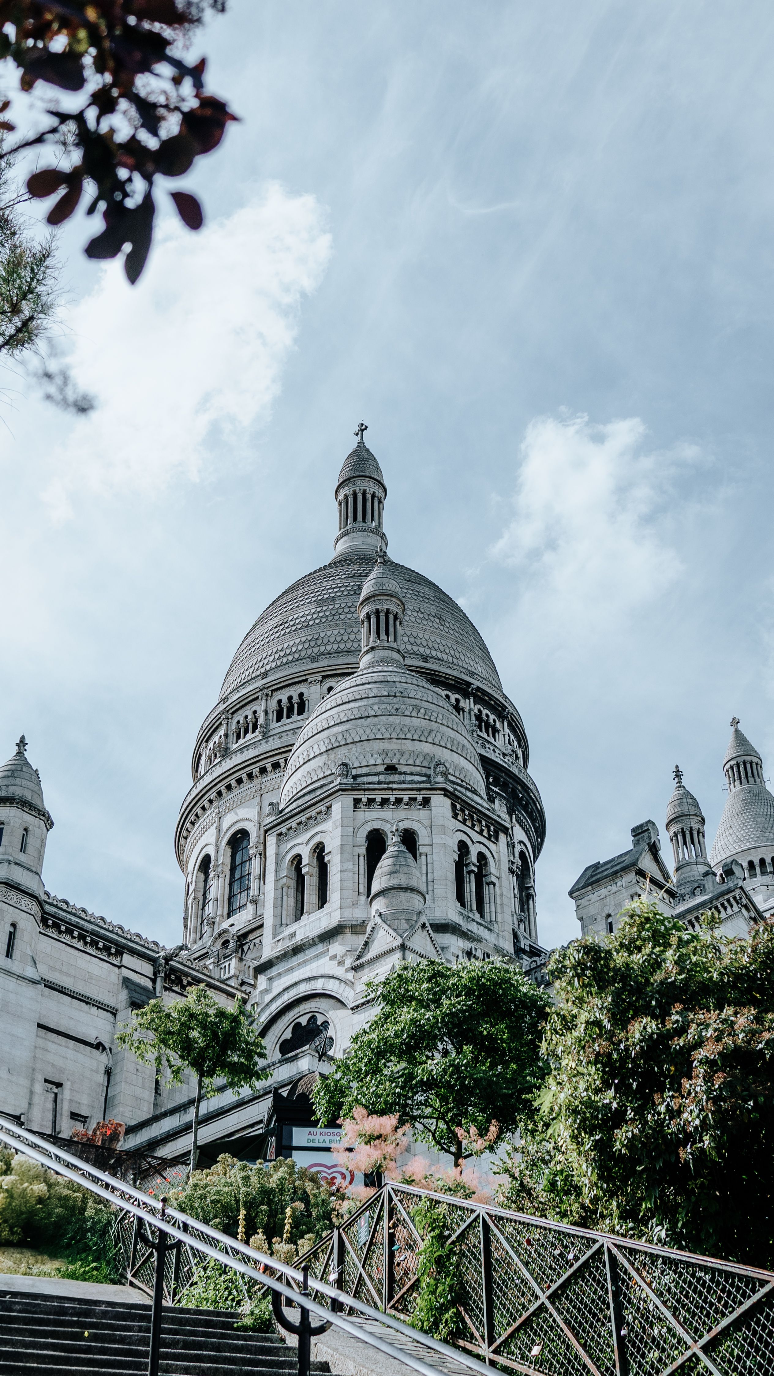 Le dôme de la basilique du Sacré-Cœur à Montmartre
