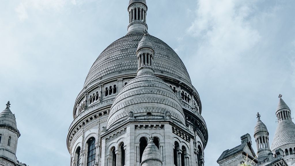 Le dôme de la basilique du Sacré-Cœur à Montmartre