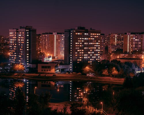 城市之夜, 夜晚的城市, 夜街 的 免費圖庫相片