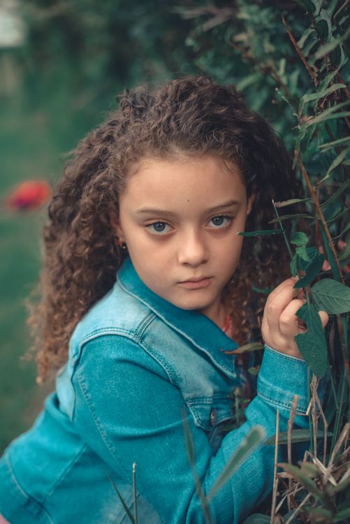 Portrait Of A Young Girl Outdoors In Nature Free Stock Photo portrait-of-a-young-girl-outdoors-in-nature-free-stock-photo