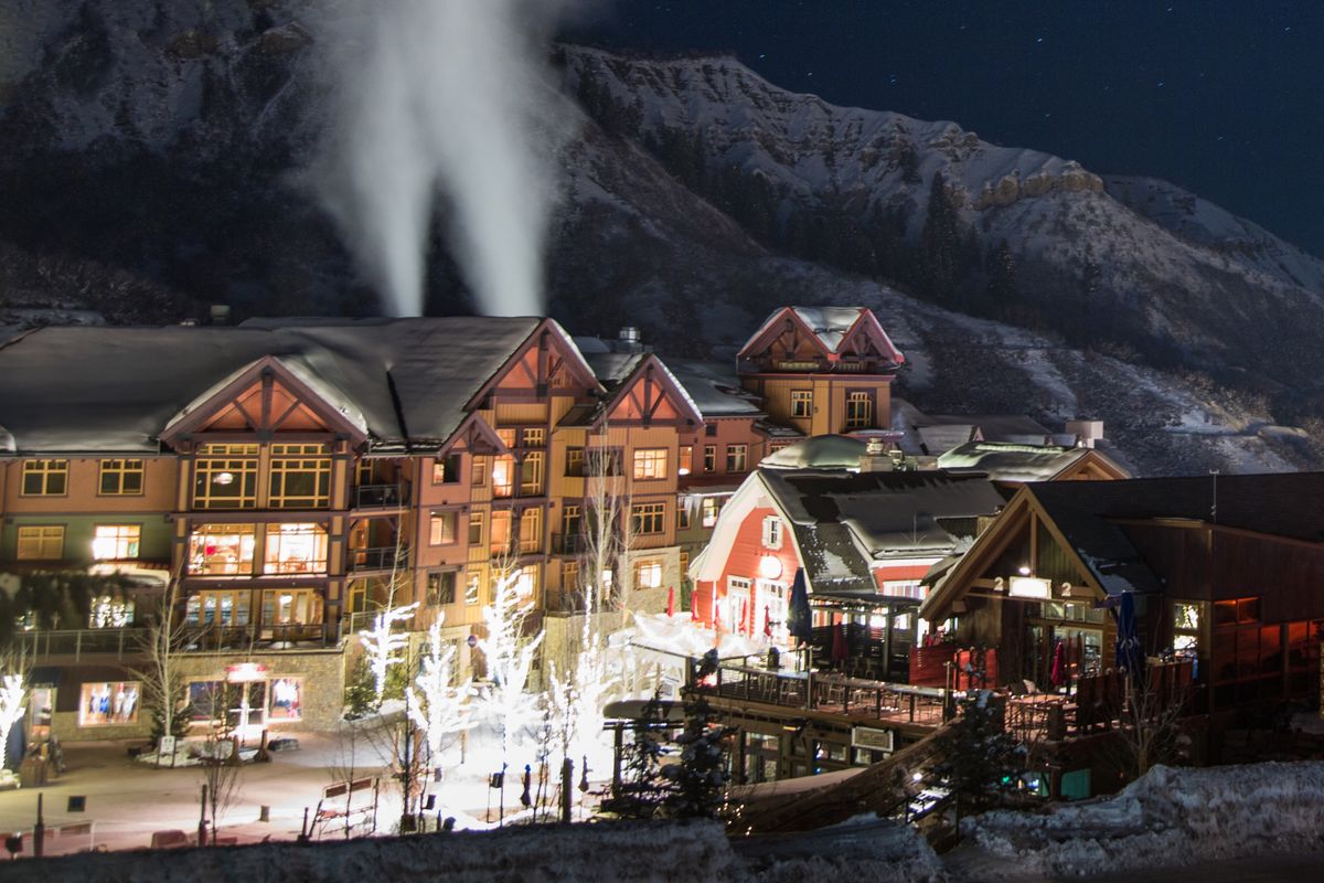 A massive ski-in/ski-out luxury resort in Snowmass village