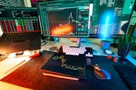 Dynamic Cryptocurrency Trading Desk Setup