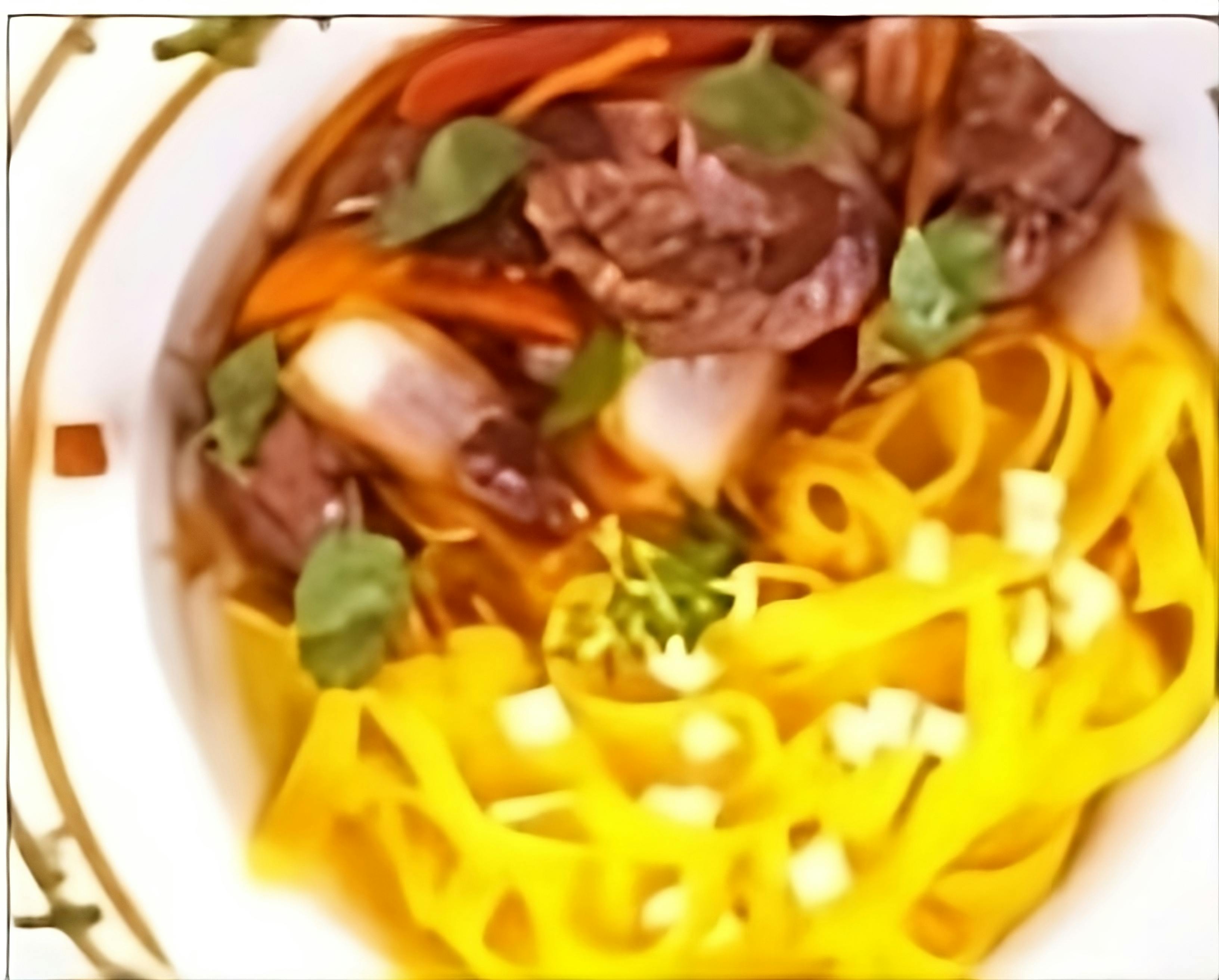 Fetuccini a la Huancaina con Lomo