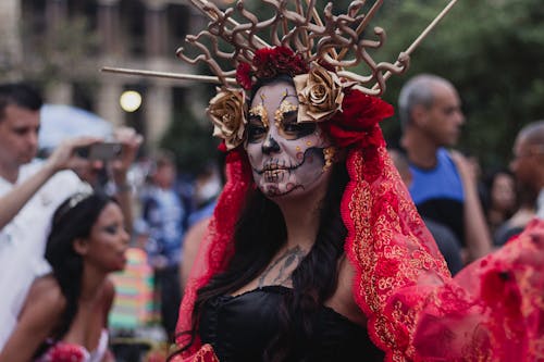 Shallow Focus Photo of Woman Wearing Costume