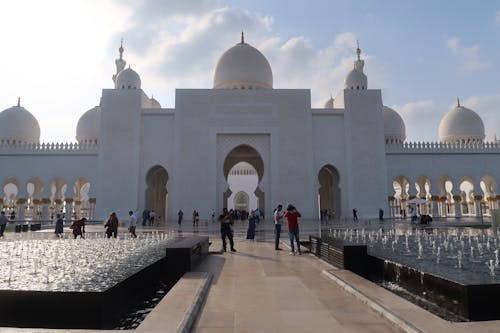 Darmowe zdjęcie z galerii z abu dabi, abudhabigrandmosque, emiraty