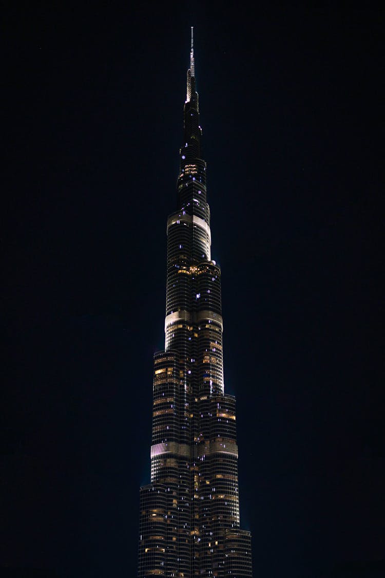 Burj Khalifa, Dubai At Night