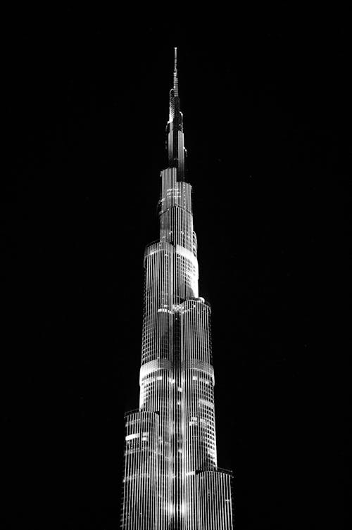 Photo De Burj Khalifa De Nuit