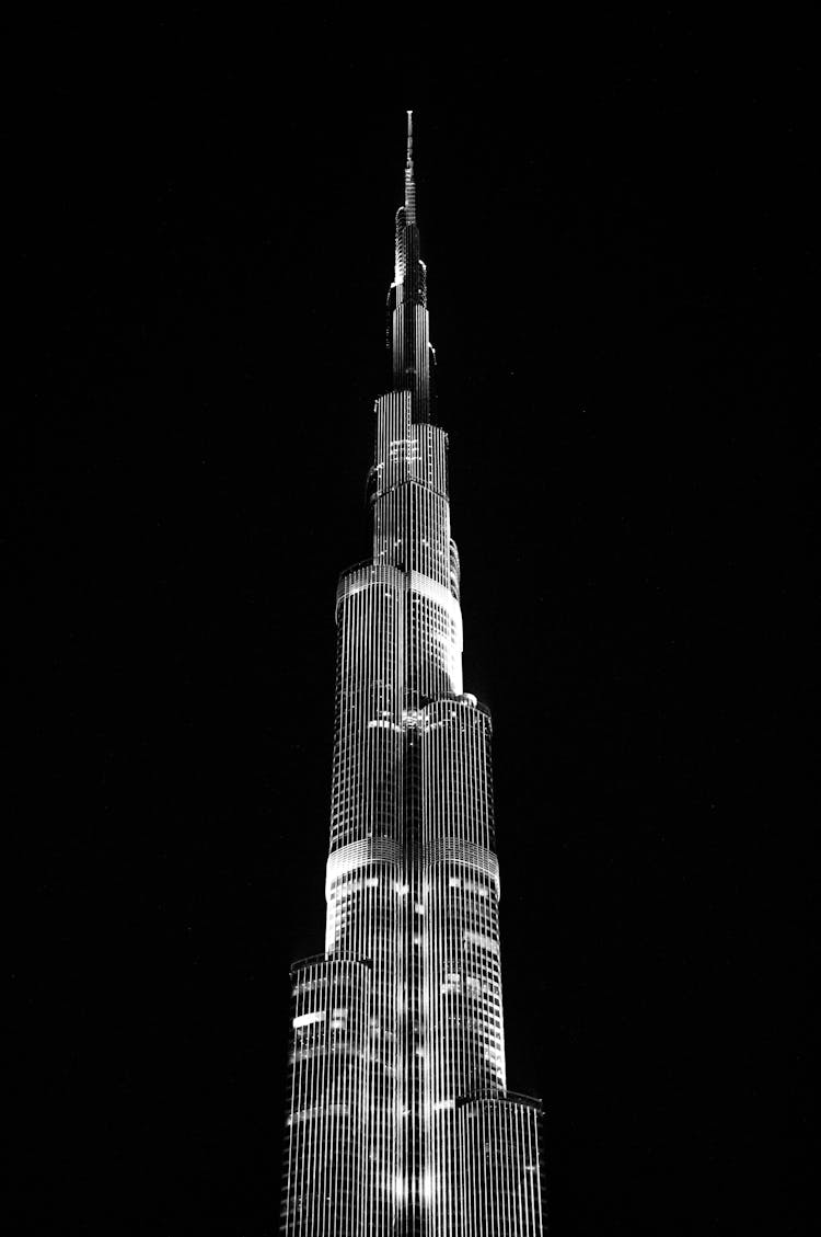 Photo Of Burj Khalifa At Night