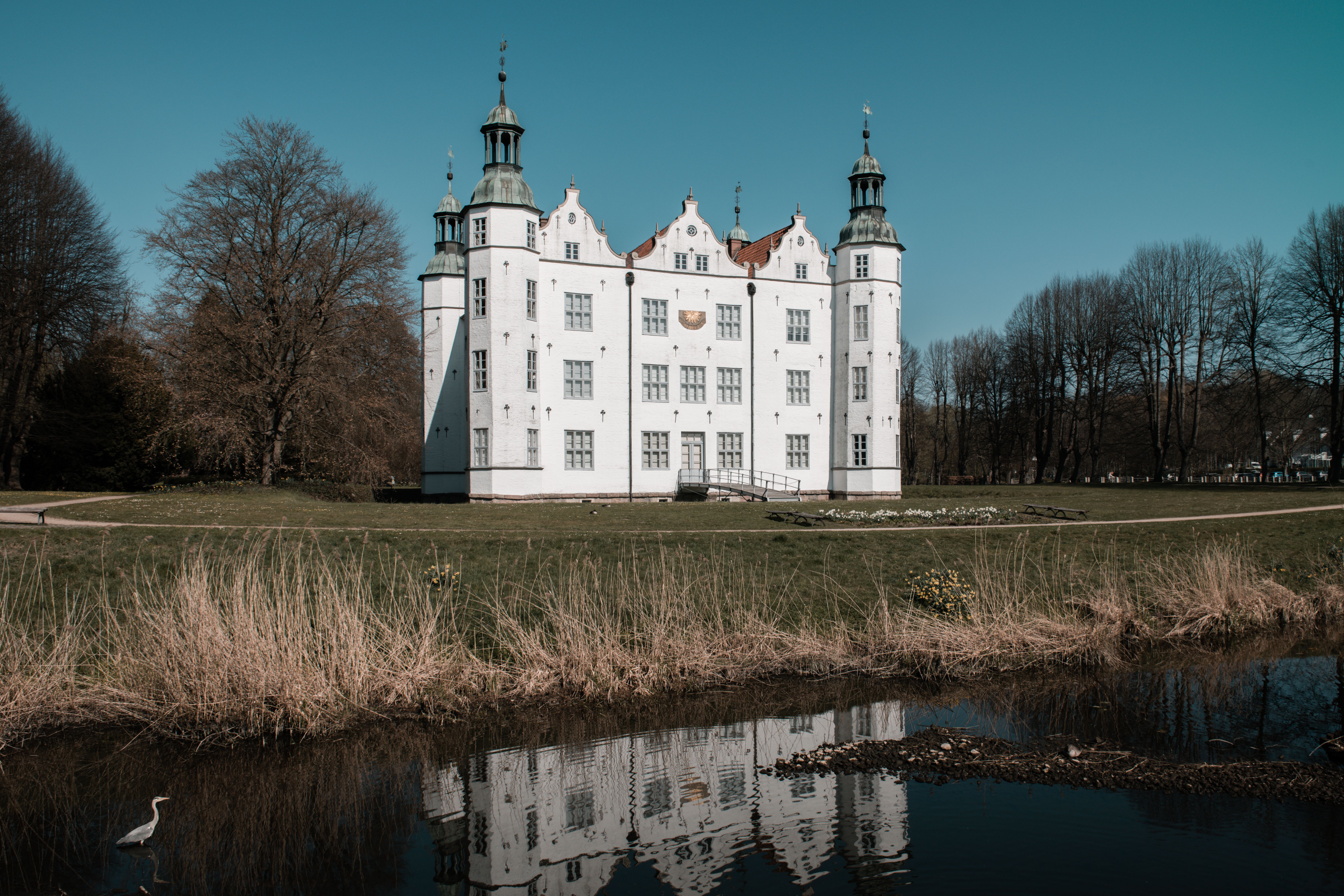 Explore Ahrensburg Castle, a stunning example of regal medieval architecture in Germany.