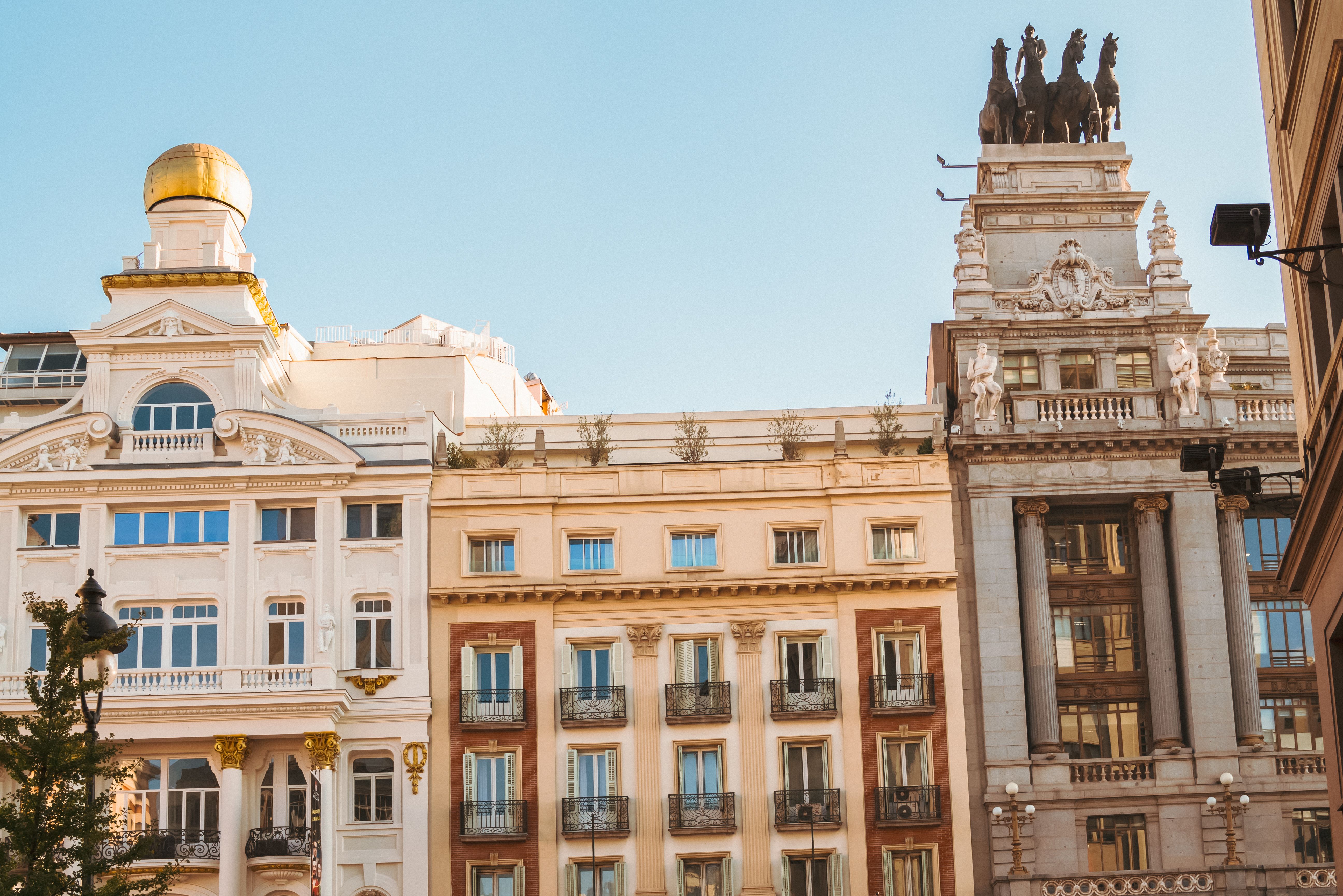 Classic European Architecture with Sculptures · Free Stock Photo