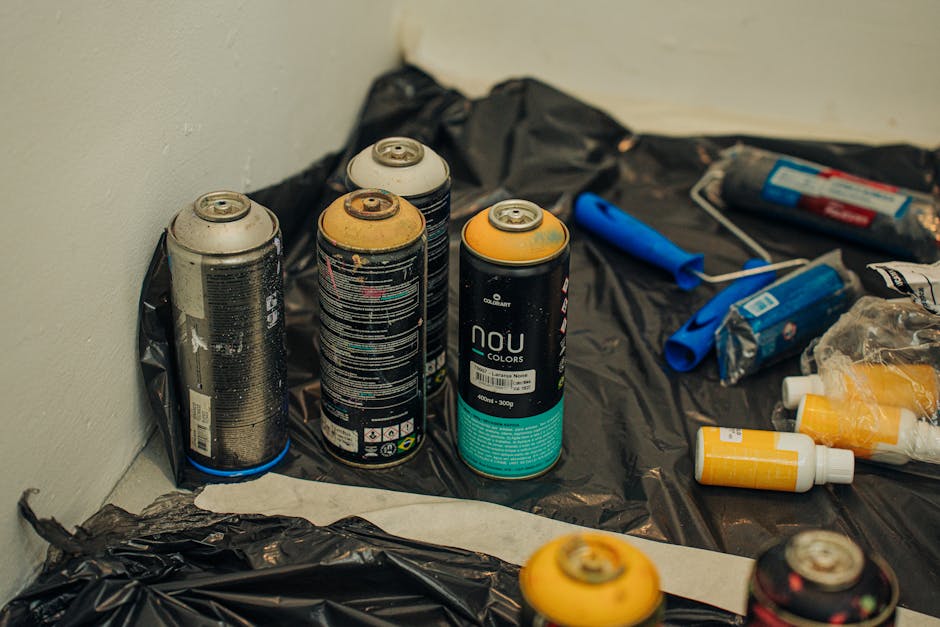 high-quality spray paint cans and PPE for metal projects - spray painting metal shelves high-quality spray paint cans and PPE for metal projects - spray painting metal shelves