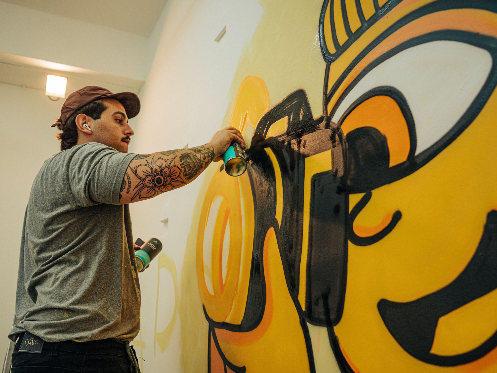 Masonry and Render Painting in Bromley, Bromley — professional painter and decorator at work