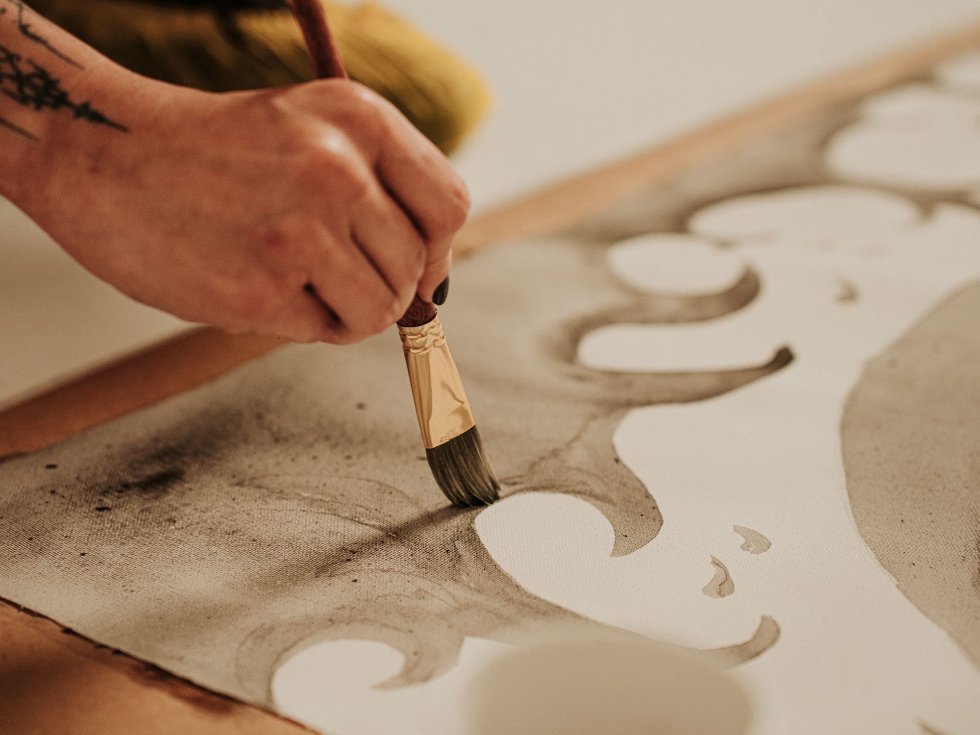 Masonry and Render Painting in Surbiton, Kingston upon Thames — professional painter and decorator at work